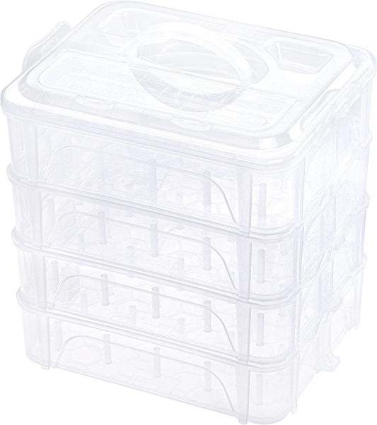 Brothread Stackable Storage Box: Organize 80 Threads Easily!