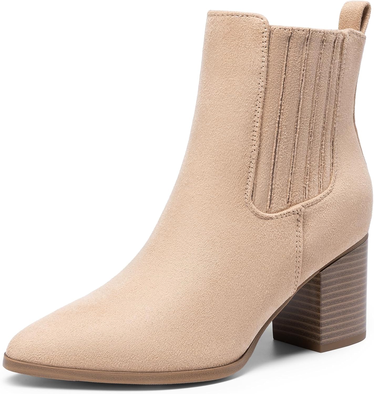 DREAM PAIRS Women's Ankle Boots with Chunky Block Heel Style