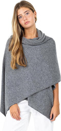 Velanio Cashmere Knitted Wrap Travel Shawl Scarf - Versatile