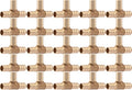 SharkBite 1/2 Inch Crimp Tee for PEX Pipe - Pack of 25