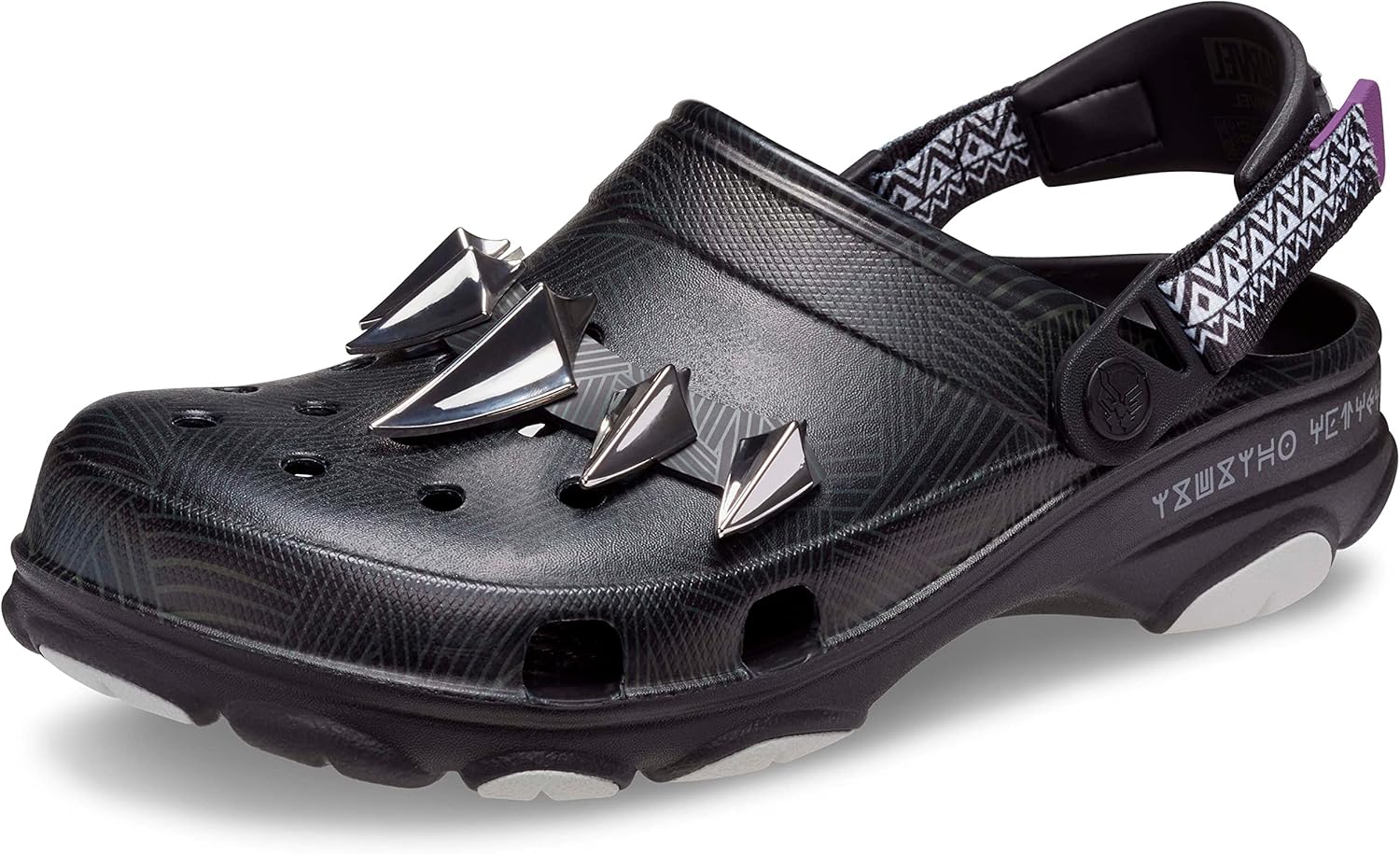Crocs Classic All-Terrain Clogs for Men and Women - Black Panther