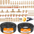 100 ft 1/4ft + 50 ft 3/8ft DOT Air Line Kit - Complete 90 Pc Set