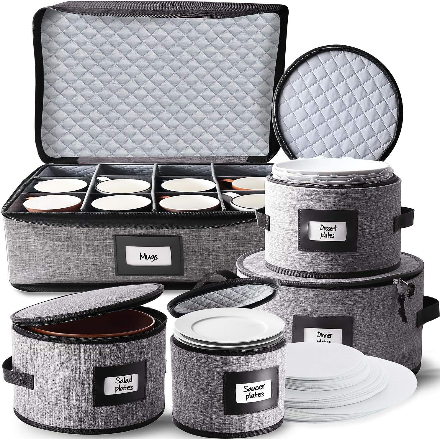 Fine China Storage Containers for Safe and Stylish Dish Protection