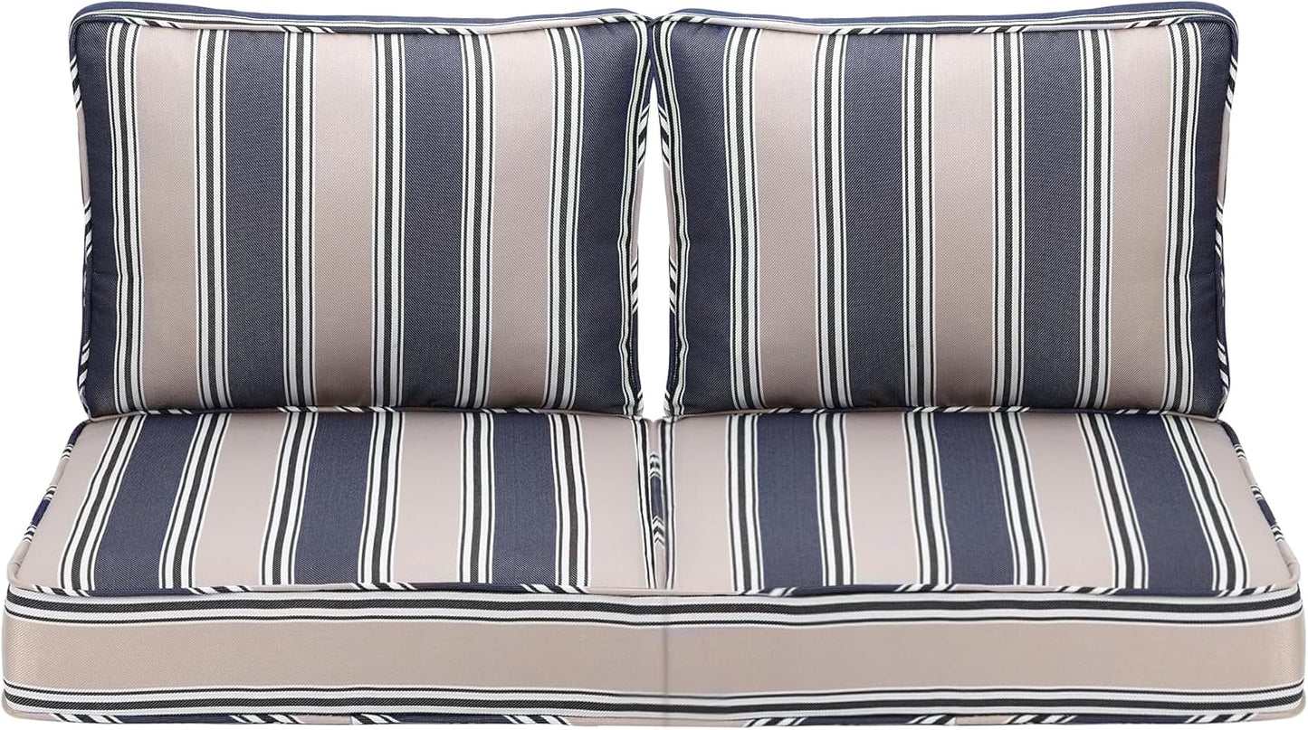 Outdoor Deep Seating Cushion Set for Comfortable Patio Relaxation