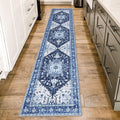 Yamaziot Washable Runner Rug 2x8 - Non-Slip Vintage Boho Hallway