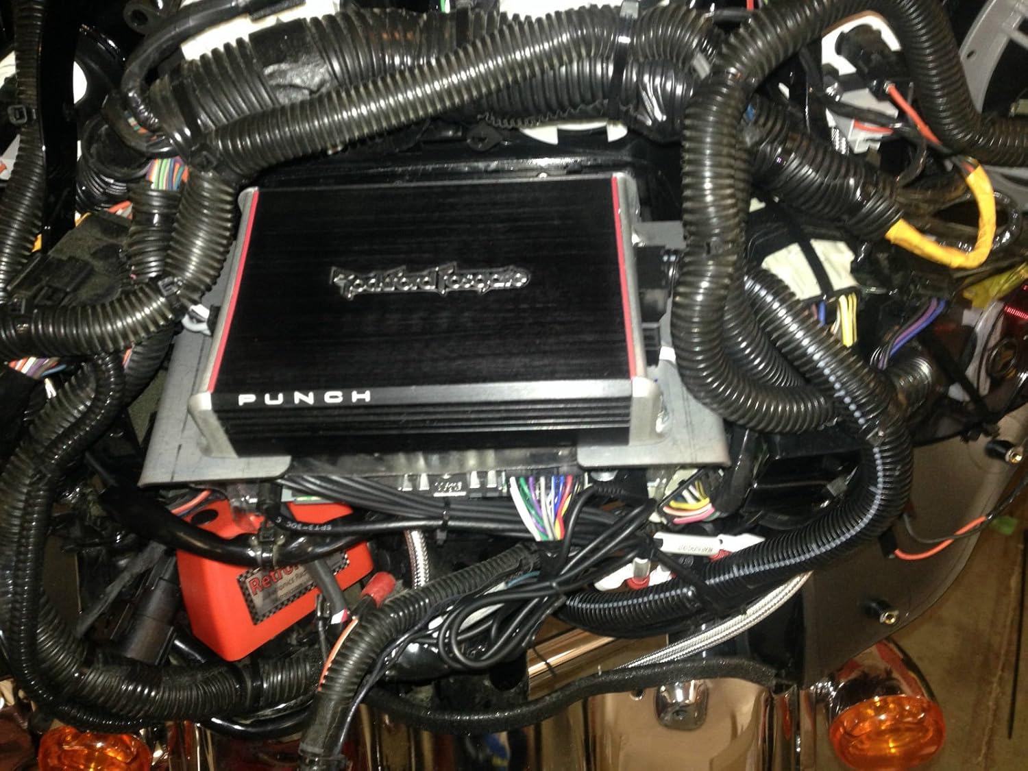 Amp Mount Kit for Harley Davidson Wiring & Amplifier Mount