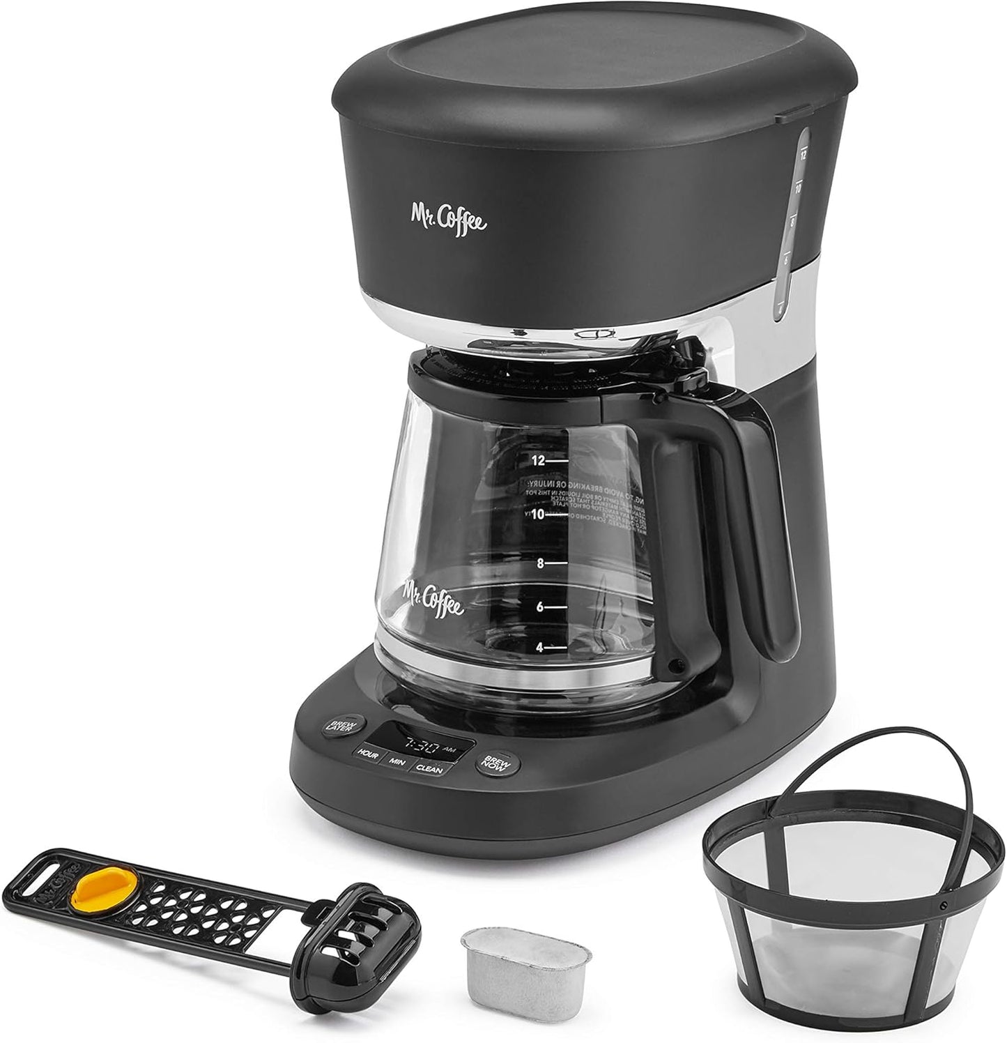 Mr. Coffee 12 Cup Dishwashable Coffee Maker - Advanced Filtration