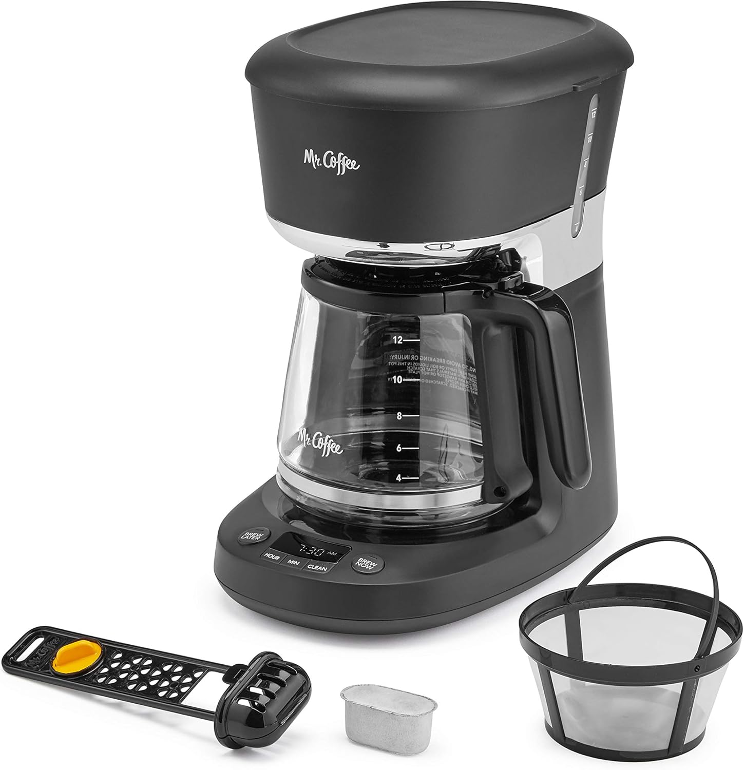 Mr. Coffee 12 Cup Dishwashable Coffee Maker - Advanced Filtration