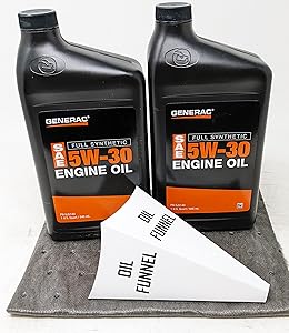 Generac Full Synthetic Motor Oil 5W-30 SP Quart Bottle Review
