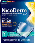 NicoDerm CQ Step 1 Nicotine Patches for Effective Smoking Cessation