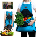 Gardening Apron with Pockets for Women & Men - Deep Harvest Pocket