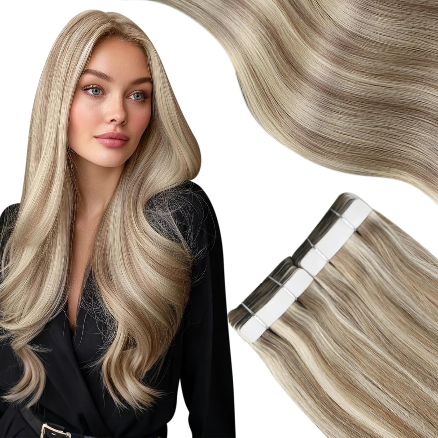 Moresoo Tape in Hair Extensions for Stunning Transformations