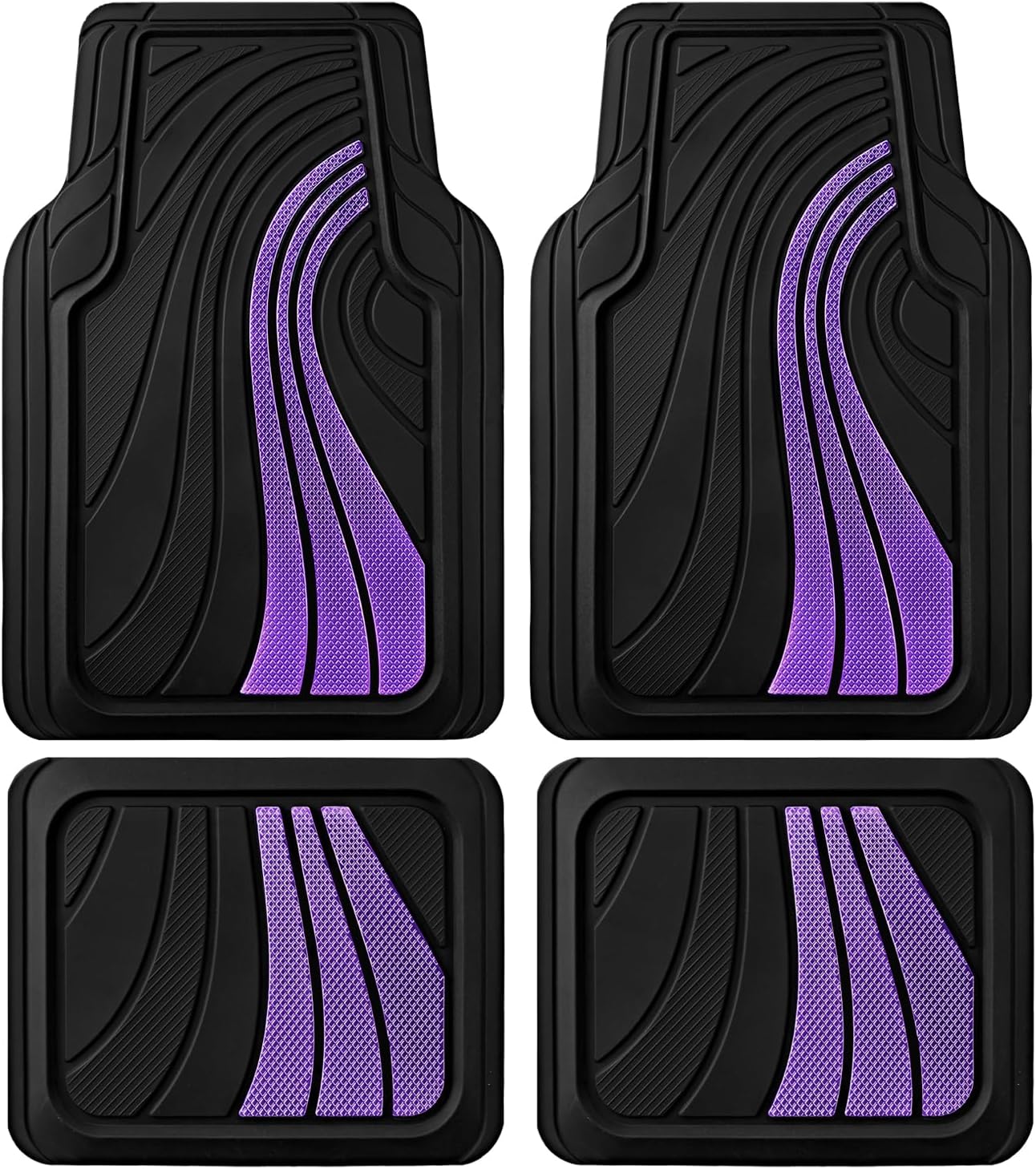 Road Comforts Car Floor Mats Full Set for All-Weather Protection