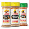 Holiday Combo Pack of 3 Herb Spices Toppers and Seasoning Gift Set