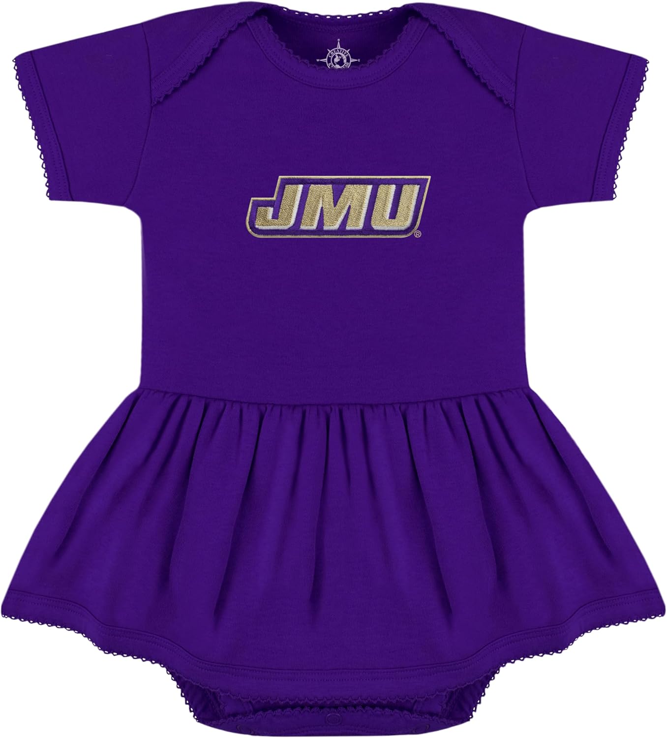Creative Knitwear College Baby Picot Bodysuit Dress for Girls