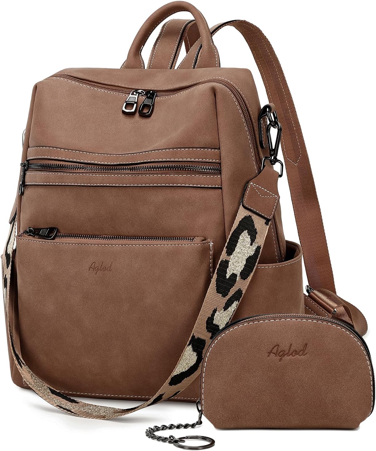Leather Backpack Purse for Women - Stylish Faux Work Bag