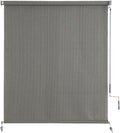 Outdoor Roller Shades Cordless Patio Roller Up Blinds 36in x 72in