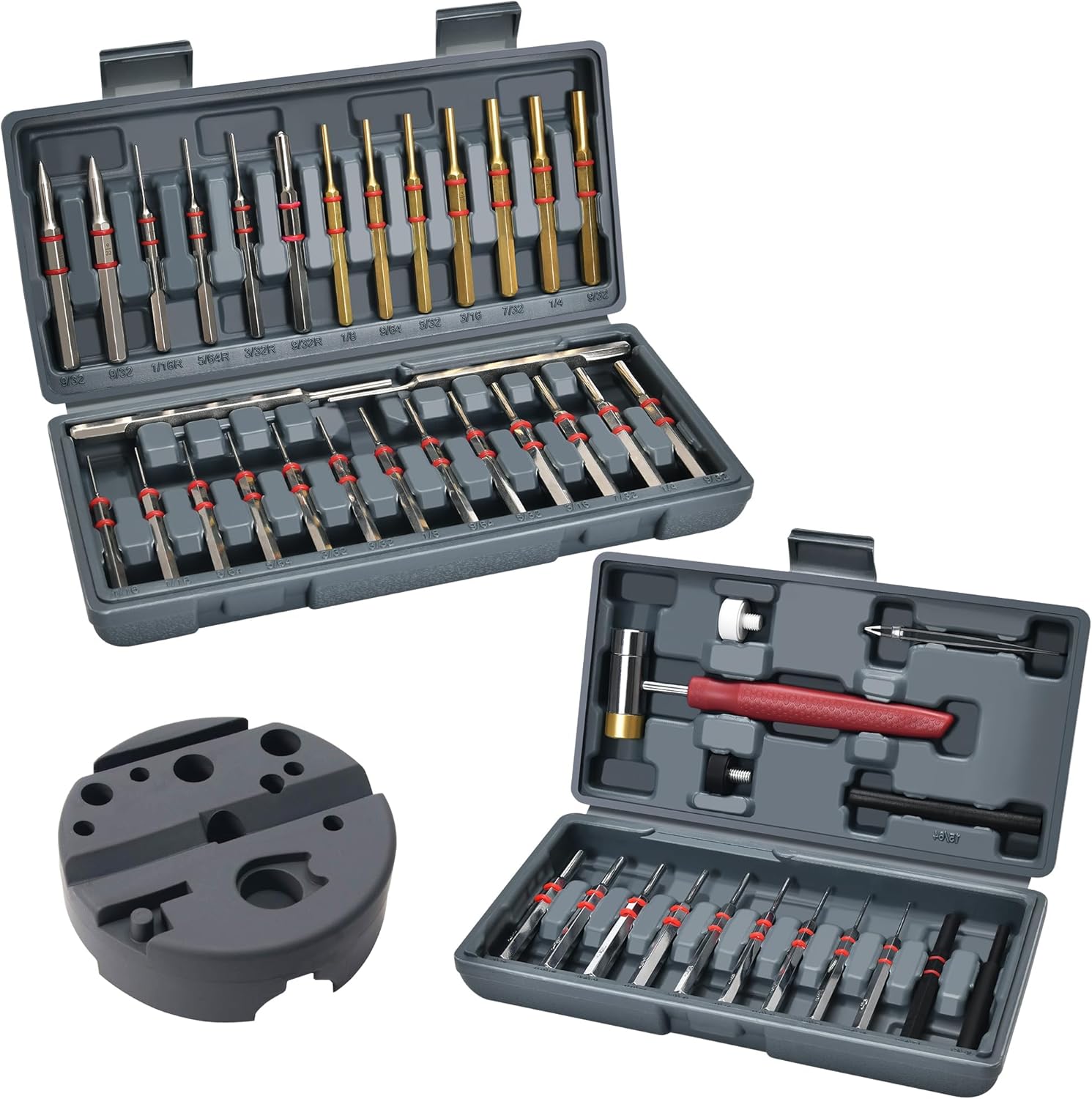 Pin Punch Set 40PCS Steel and Brass Mechanical Repair Tool