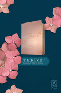 NLT THRIVE Devotional Bible for Women (LeatherLike Rose Metallic)