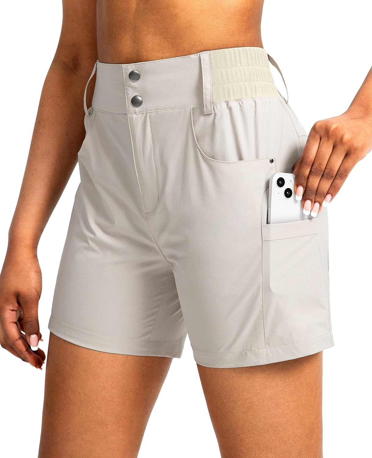 Viodia Women's 5in Hiking Golf Shorts with Pockets for Summer
