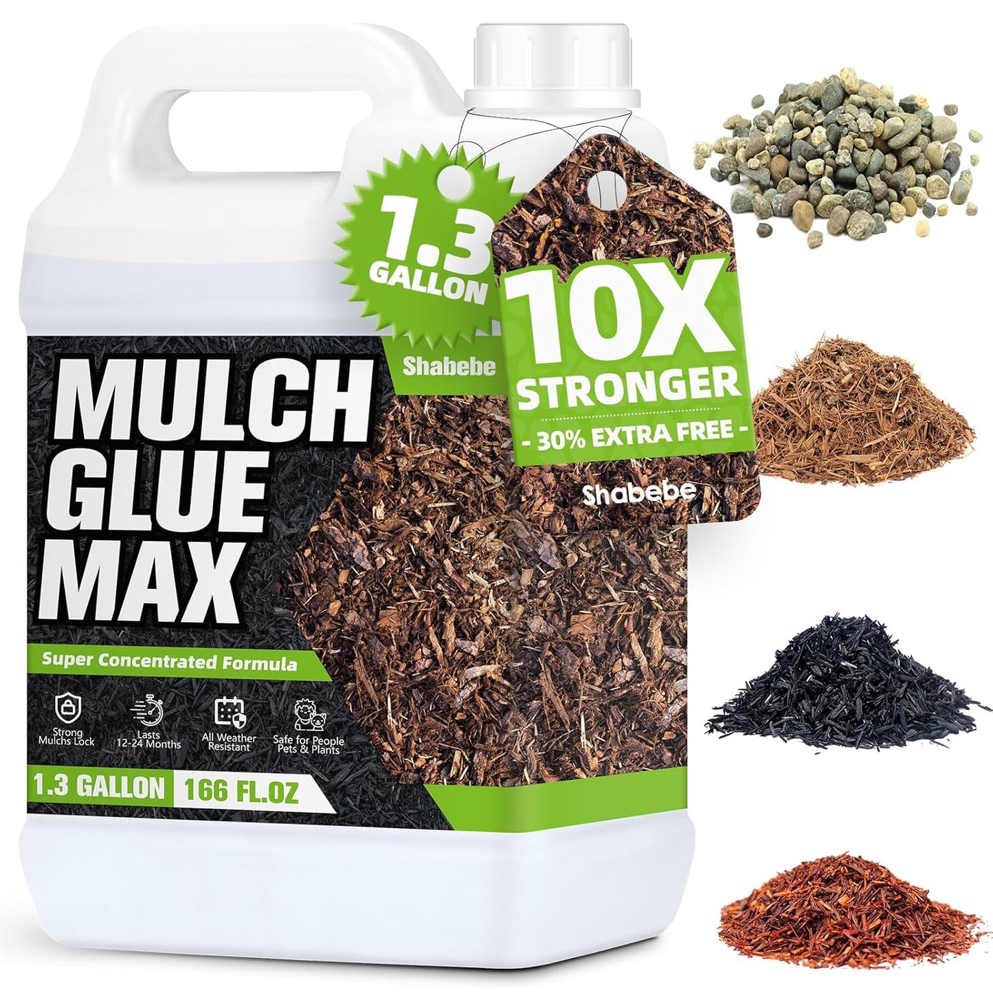 Ultra-Stick Rock Glue for Landscaping and Gravel Binding