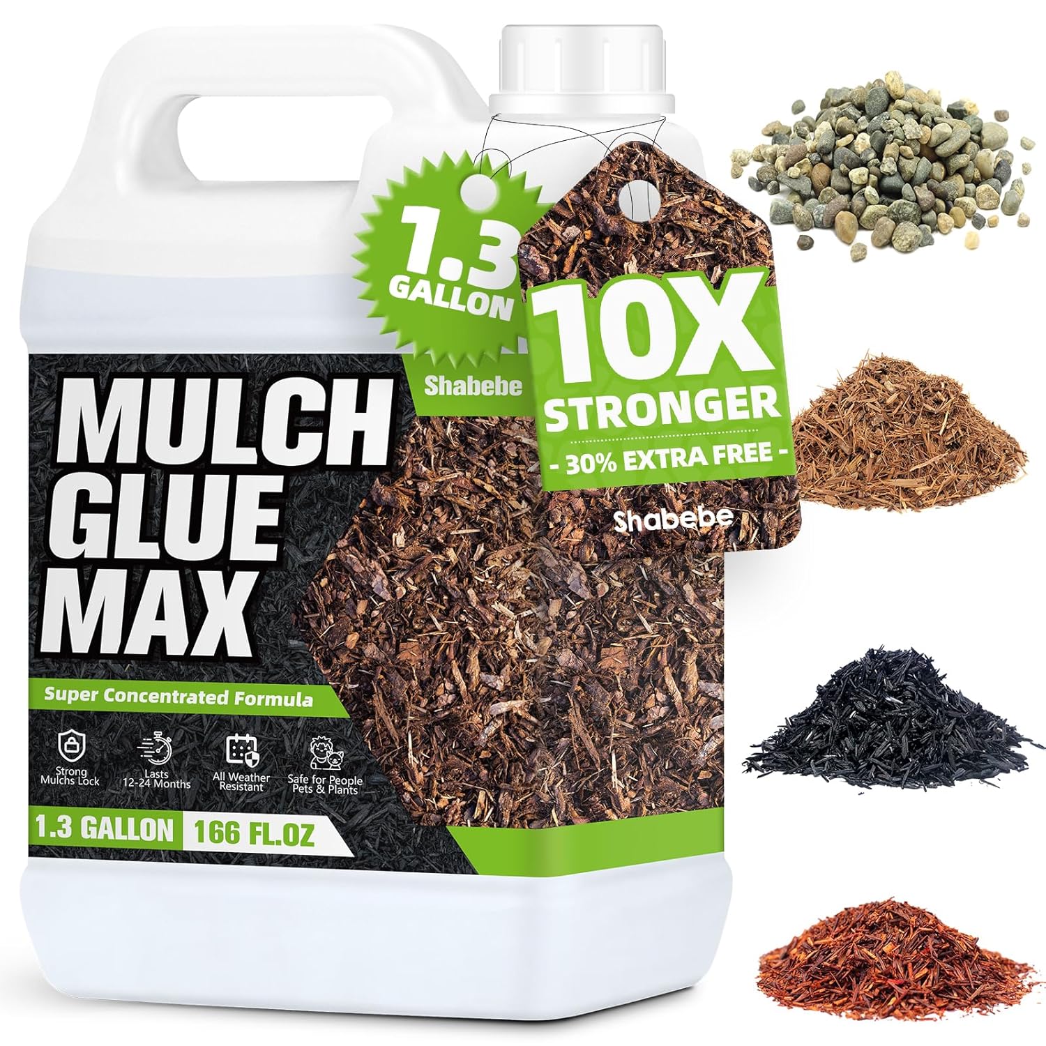 Ultra-Stick Rock Glue for Landscaping and Gravel Binding