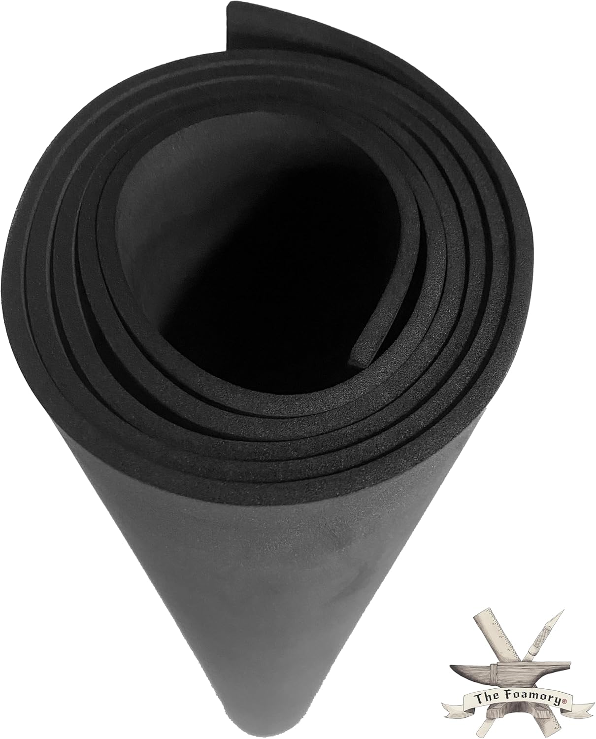 3mm XL Shape Retention Black High Density EVA Foam Roll 35in x 59