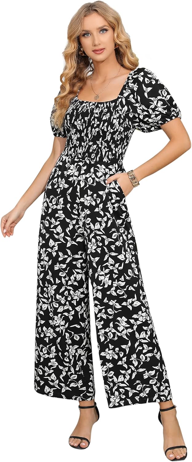 Floral Summer Jumpsuit for Women - Stylish and Comfortable