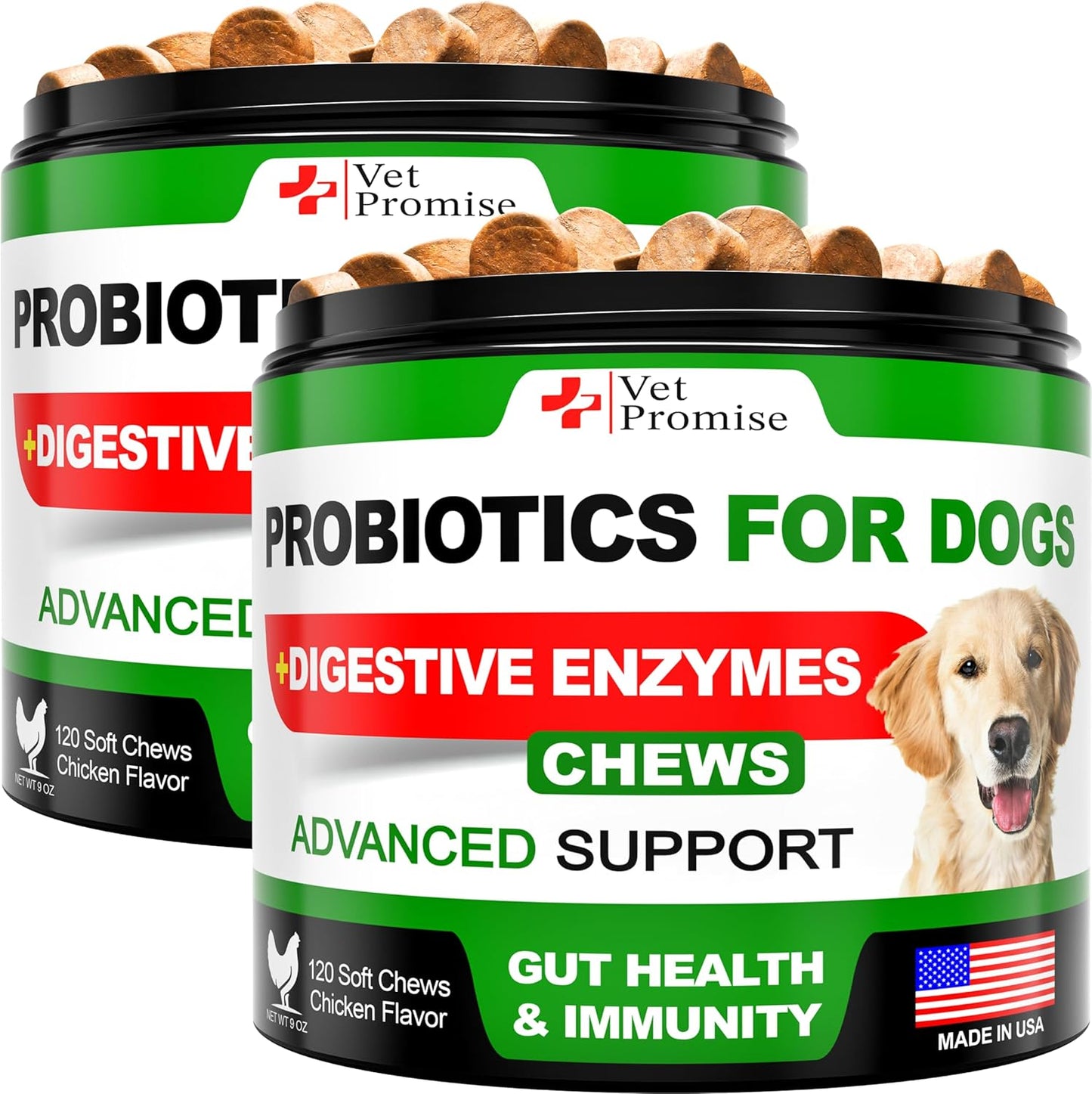 Probiotics for Dogs - Digestive Health and Immunity Support