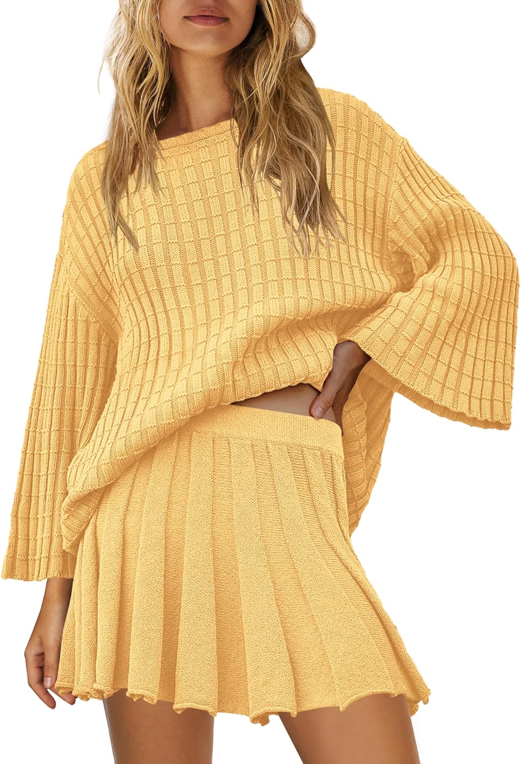 SENSERISE Fall Sweater Sets for Women - Stylish 2 Piece Outfits