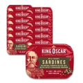 Wild Caught Sardines in Extra Virgin Olive Oil, Spicy Cracked Pepper