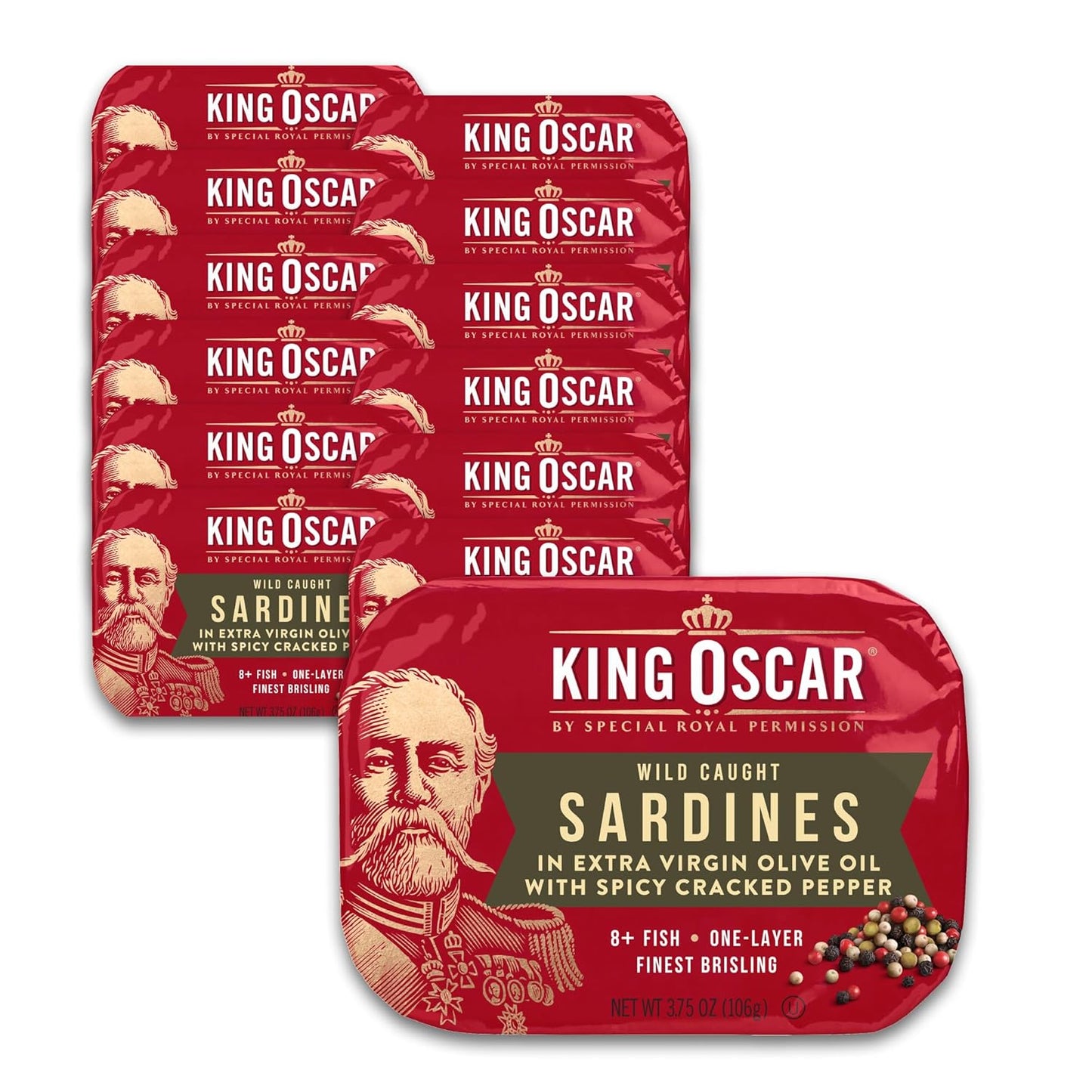Wild Caught Sardines in Extra Virgin Olive Oil with Spicy Pepper