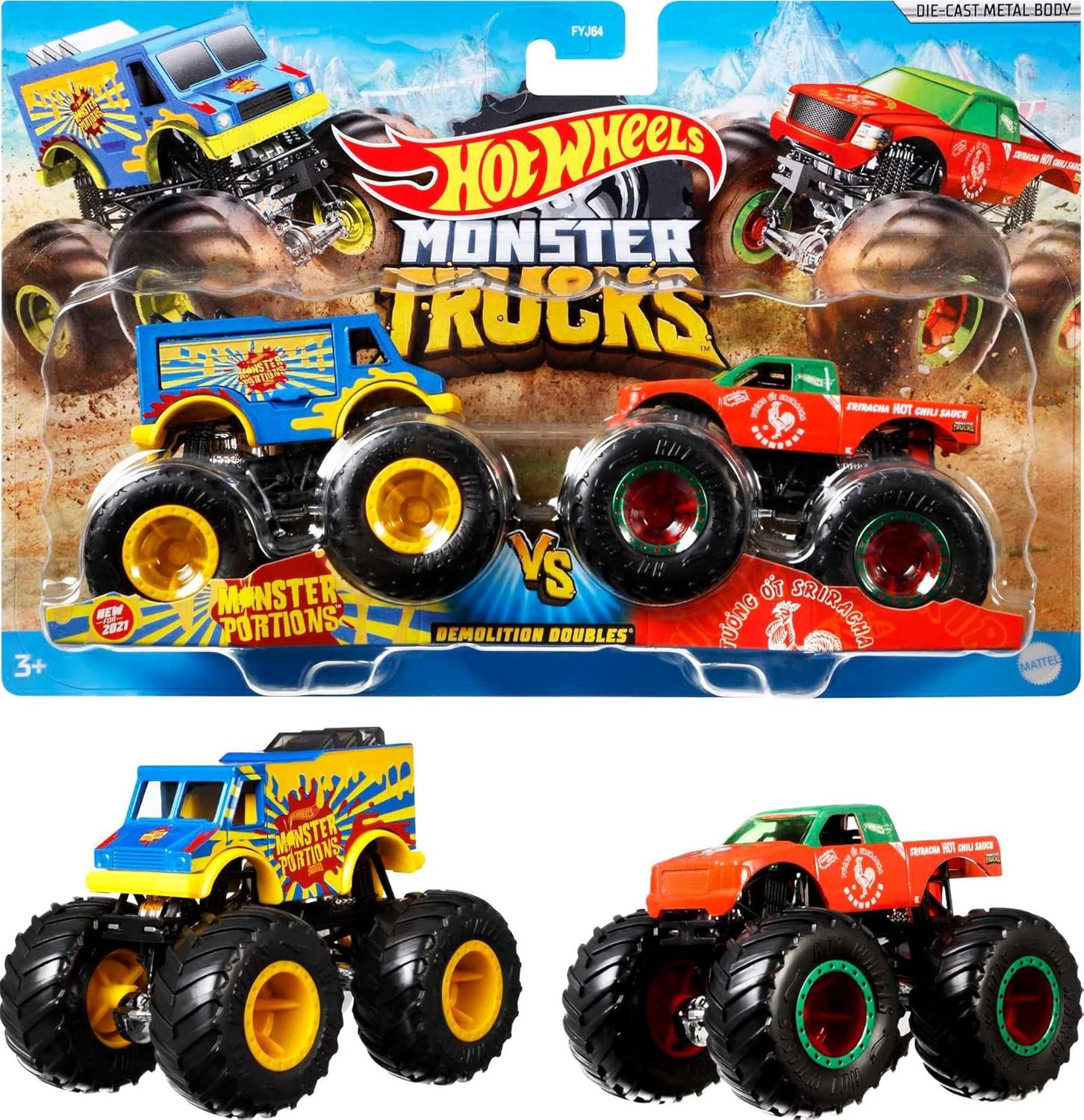 Hot Wheels Demolition Doubles 2-Pack - Epic Toy Trucks!