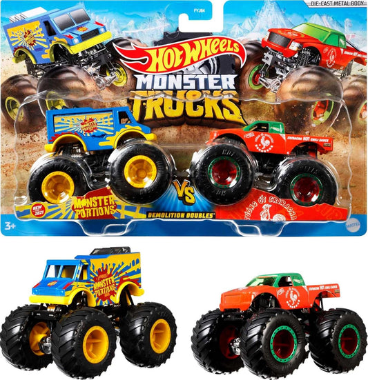 Hot Wheels Demolition Doubles 2-Pack - Epic Toy Trucks!