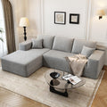 107.5 in Cloud Modular Sectional Sofa with Left Chaise - No Assembly