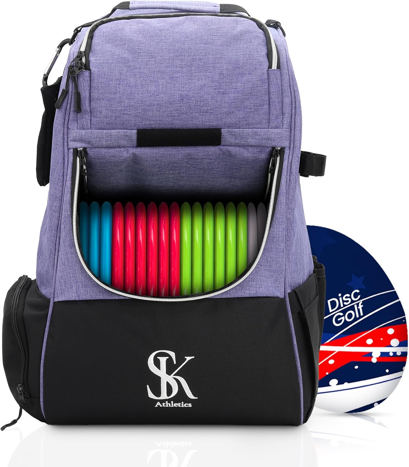 Durable Stand-Up Disk Golf Bag | Ergonomic Straps | SK Athletics