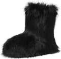 Girls Fur Boots with Plush Lining for Cozy Winter Comfort