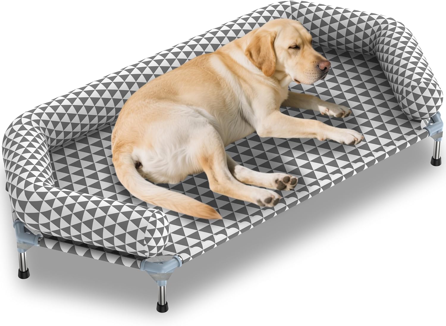 Orthopedic Dog Beds for Large Dogs with Removable Bolsters