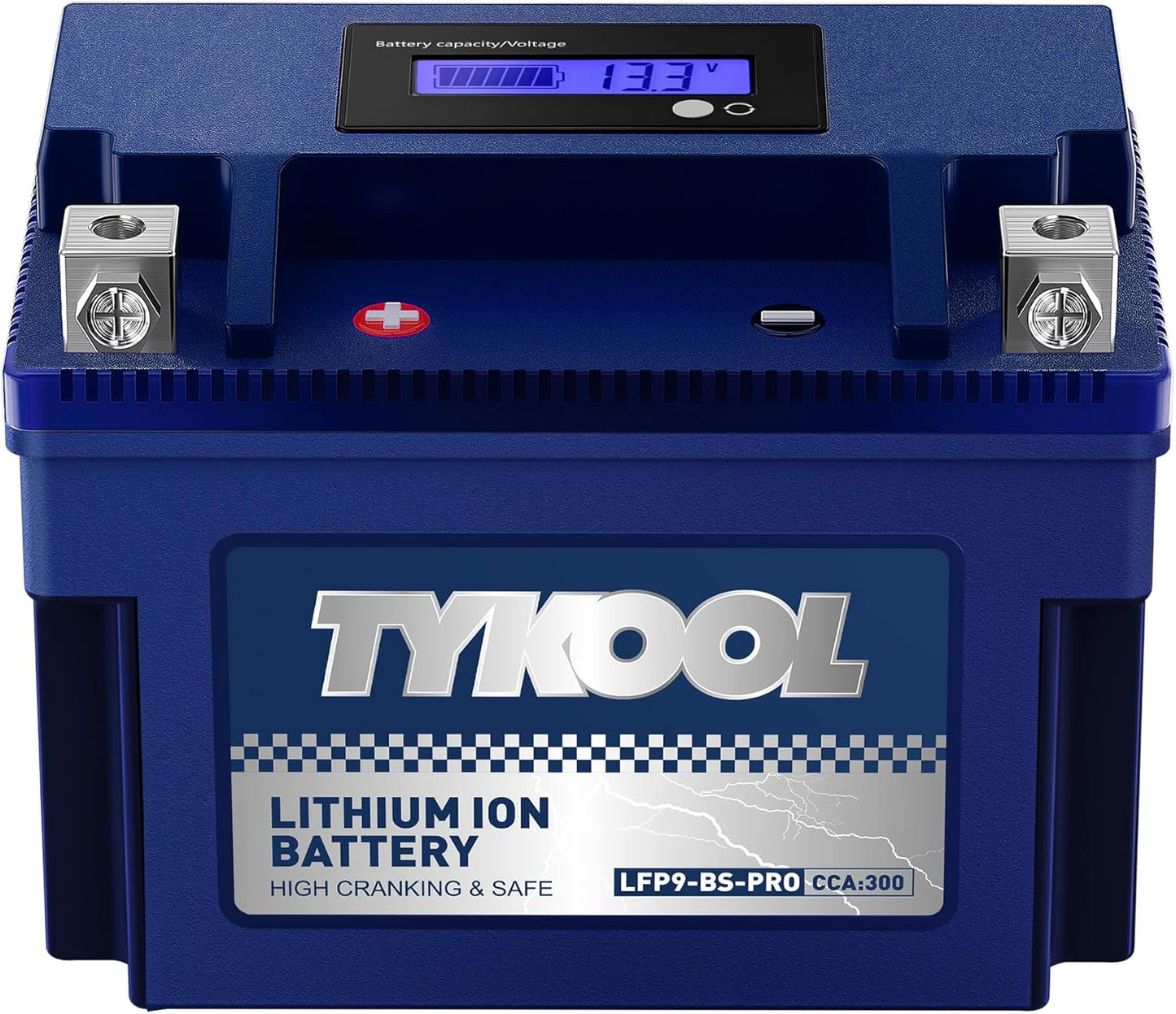 YTX9-BS High Performance Lithium Motorcycle Battery for Powersports