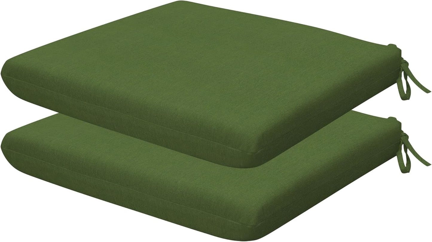 Honeycomb Outdoor Set of 2 Seat Pads for Patio Furniture
