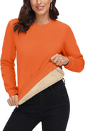 Women's Sherpa Lined Sweatshirts by MAGCOMSEN for Winter Comfort