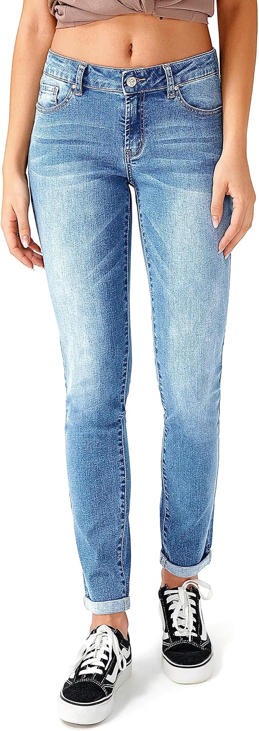 Ripped Boyfriend Jeans for Women - Trendy Distressed Style