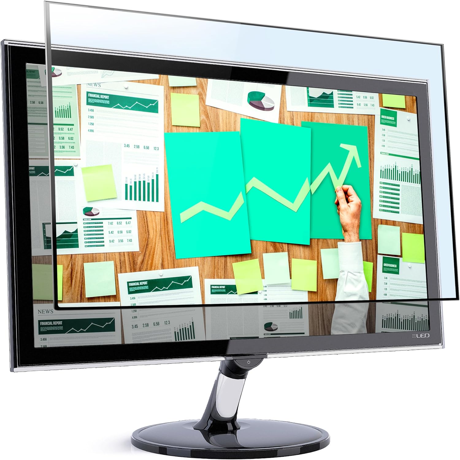VINTEZ 23 Inch Blue Light Blocking Screen Protector for Monitors
