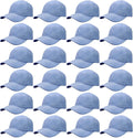 Falari Unisex Baseball Cap 24/144 Pack Adjustable Bulk - Plain Blank