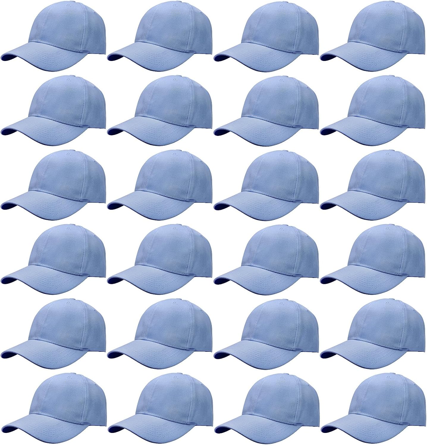 Unisex Baseball Cap Bulk Wholesale Plain Blank Hat Adjustable Size