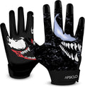 Sticky Football Receiver Gloves Silicone Grip Youth & Adult Sizes