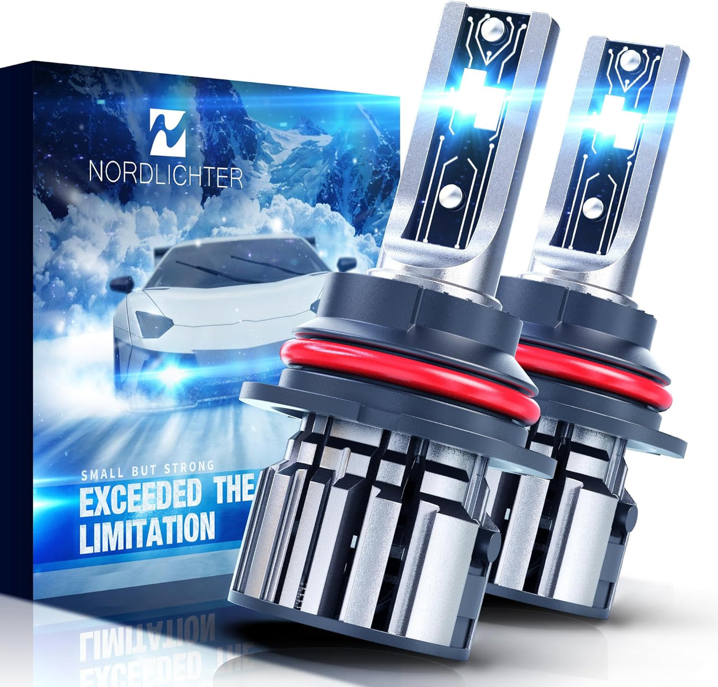 9007 Bulbs 600% Brighter Fog Light 6500K Xenon White Upgrade