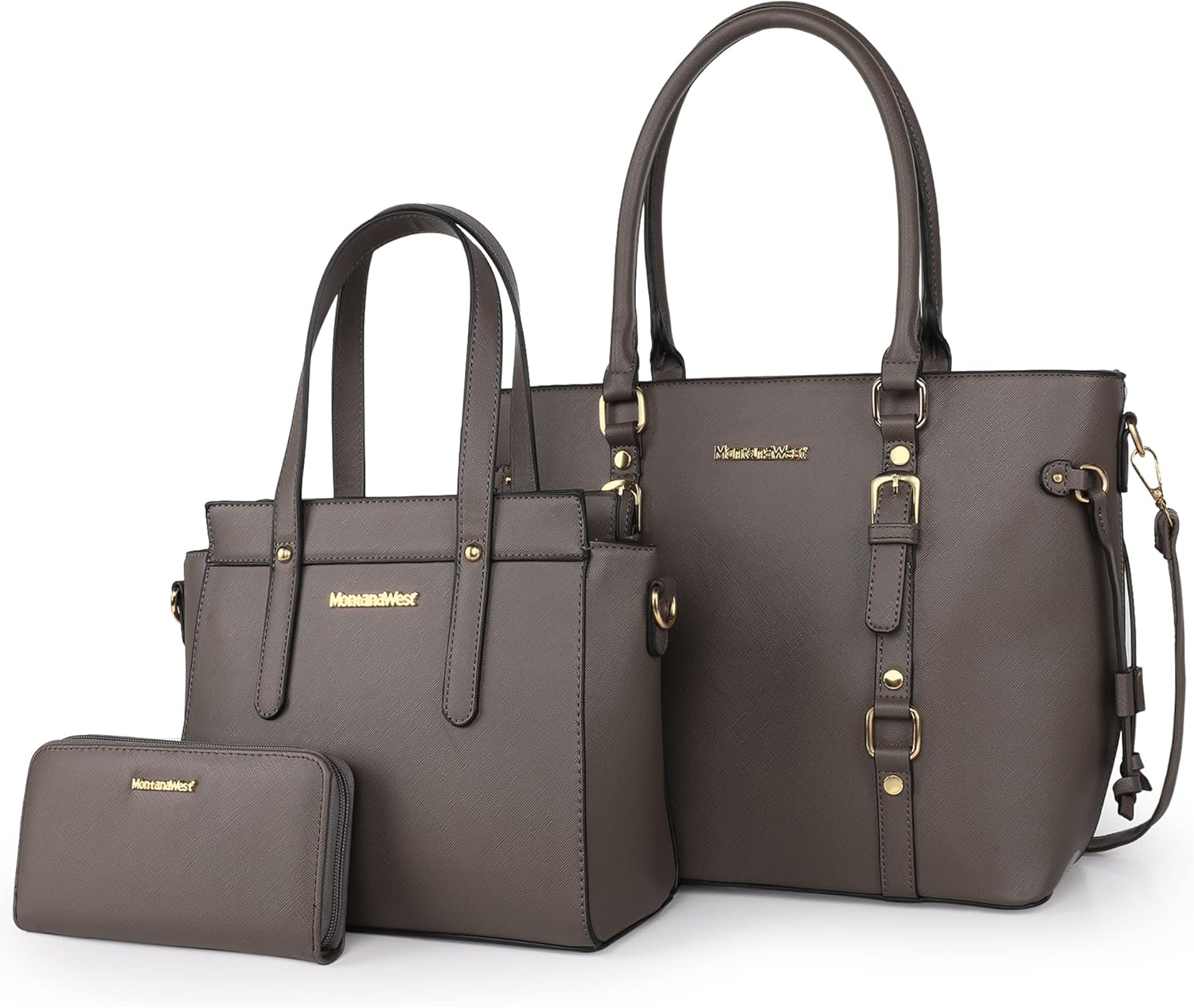 Montana West 3PCS Purses for Women Tote Bag and Wallet Set