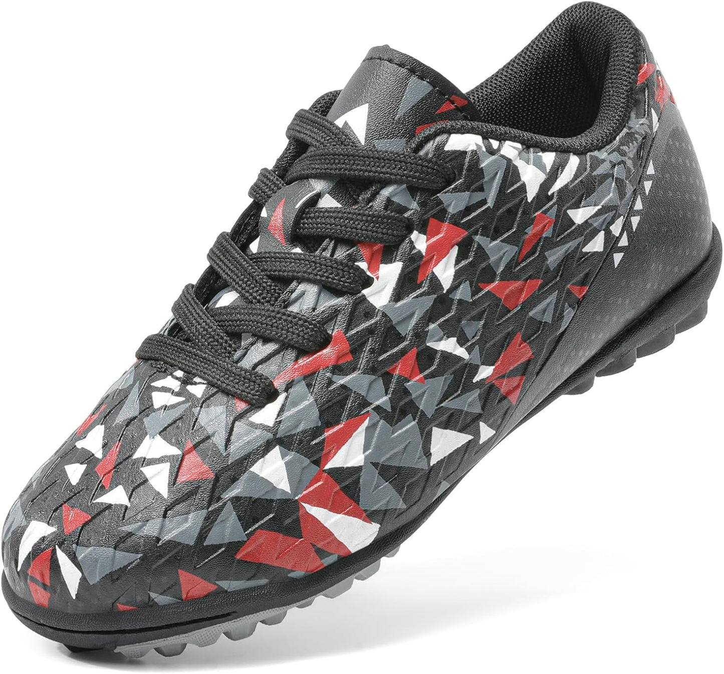 DREAM PAIRS Turf Indoor Soccer Shoes for Kids - Lace Up Cleats