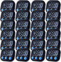 Digital Kitchen Timers 24 Pack - Large Screen Loud Alarm